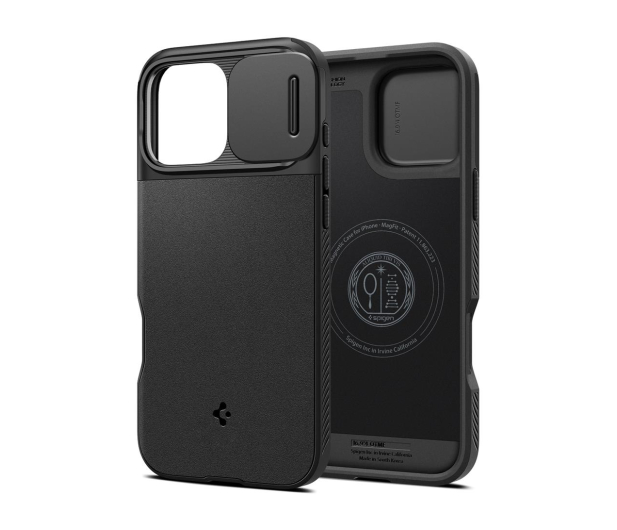 SPIGEN Optik Armor Mag Magsafe do iPhone 16 Pro Black ACS08149 - 1279646 - zdjęcie